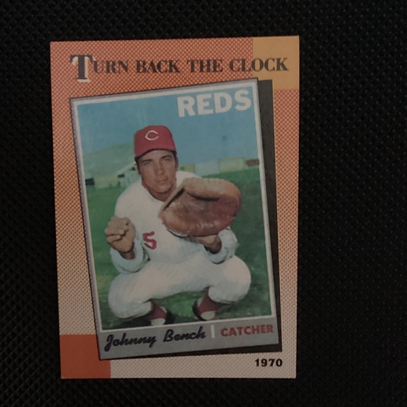 1990 Johnny Bench #664 Topps Turn Back The Clock Baseball Card 🏟️ - Picture 1 of 2